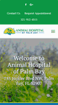 Mobile Screenshot of animalhospitalofpalmbay.com