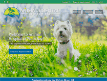 Tablet Screenshot of animalhospitalofpalmbay.com